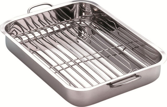 Veltihome Lasagna Pan Ταψί από Ανοξείδωτο Ατσάλι 30x40cm