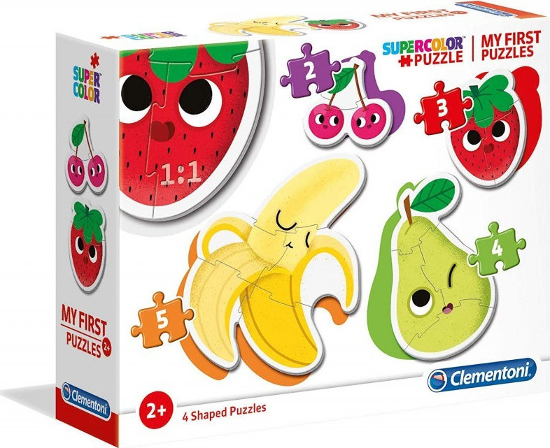 Puzzle Supercolor My First Fruits Pcs Clementoni Skroutz Gr