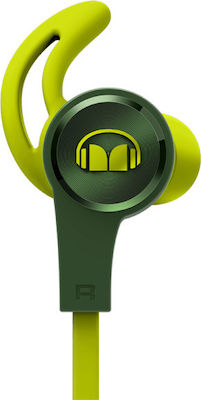 Monster iSport Achieve Wired In-ear Handsfree με Βύσμα 3.5mm Πράσινο