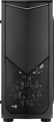 Aerocool Tomahawk-A Gaming Midi Tower Κουτί Υπολογιστή με Πλαϊνό Παράθυρο Μαύρο
