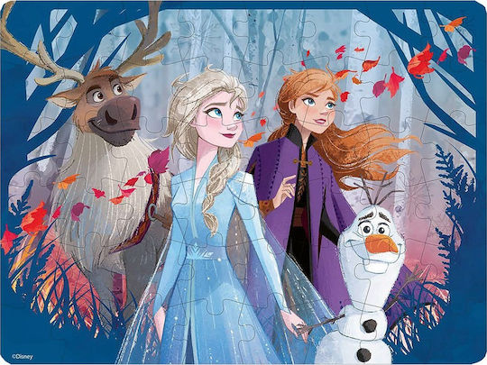 Ξύλινο Παιδικό Puzzle Frozen II για 4+ Ετών 48pcs Spin Master