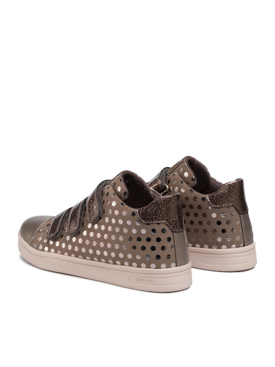 DJ Rock Kids Sneakers High Anatomic with Scratch Gold