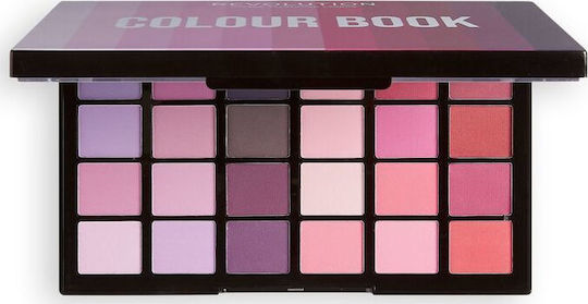 Revolution Beauty Colour Book Παλέτα με Σκιές Ματιών σε Στερεή Μορφή CB04 38.4gr