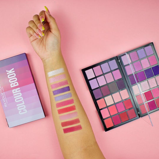 Revolution Beauty Colour Book Παλέτα με Σκιές Ματιών σε Στερεή Μορφή CB04 38.4gr