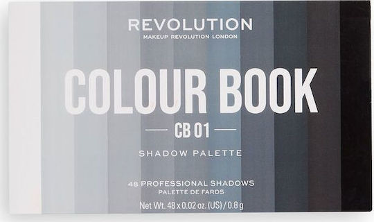 Revolution Beauty Colour Book Παλέτα με Σκιές Ματιών σε Στερεή Μορφή CB01 38.4gr