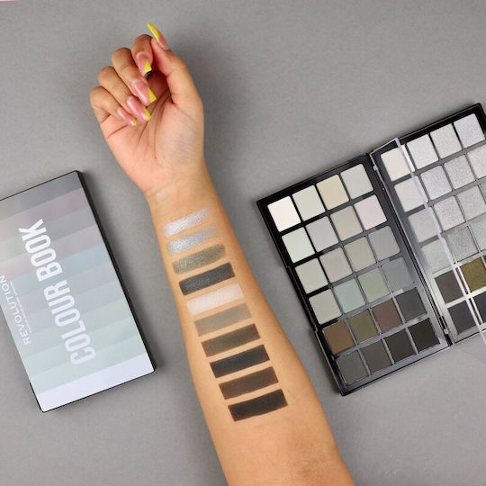 Revolution Beauty Colour Book Παλέτα με Σκιές Ματιών σε Στερεή Μορφή CB01 38.4gr