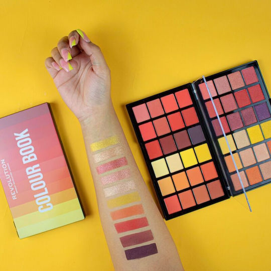 Revolution Beauty Colour Book Παλέτα με Σκιές Ματιών σε Στερεή Μορφή CB03 38.4gr