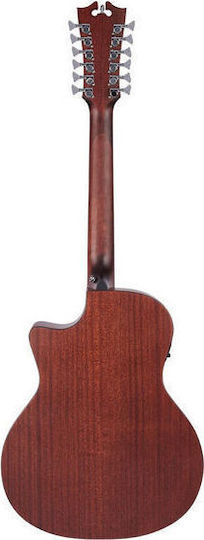 D'Angelico 12χορδη Ακουστική Κιθάρα Premier Fulton LS Cutaway Natural