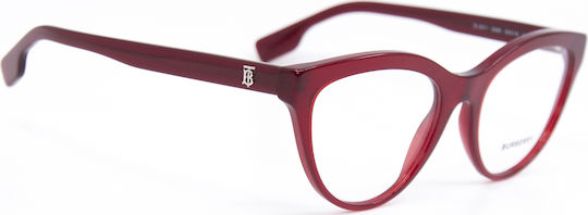 Burberry Plastic Eyeglass Frame Red BE2311 3495