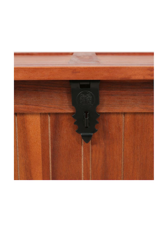 vidaXL Wooden Decorative Trunk Brown 60x25x22cm