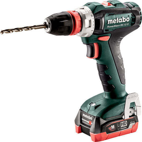 Metabo PowerMaxx BS 12 Q Drill Driver Battery 12V 2x4Ah