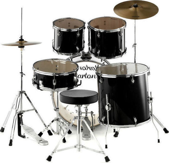 Startone Star Set Standard Drum Set Black
