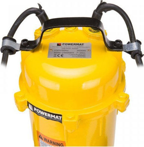 Powermat PM-PDS-3000P Μονοφασική Αντλία Ακαθάρτων / Λυμάτων 1hp PM-PDS-3000P