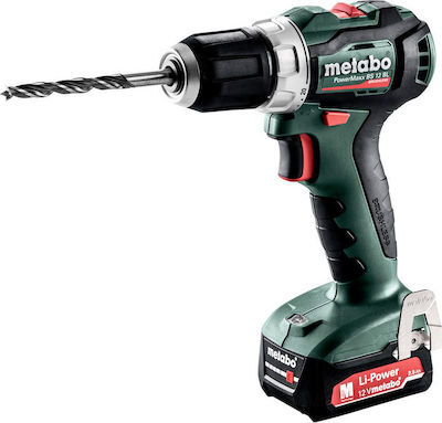 Metabo PowerMaxx BS 12 BL Mașină de găurit Baterie 12V 2x2Ah 601038500