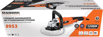 Krausmann 8953 Rotierend Polierer 1200W mit Drehzahlregelung