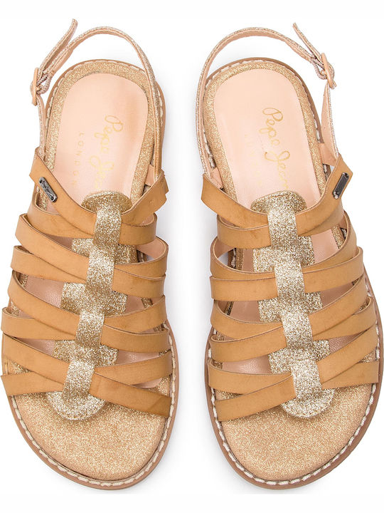 Kids' Sandals Elsa Tiras Brown