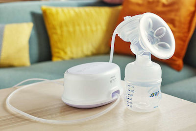 Philips Ηλεκτρικό Μονό Θήλαστρο Μπαταρίας Μωβ 125ml