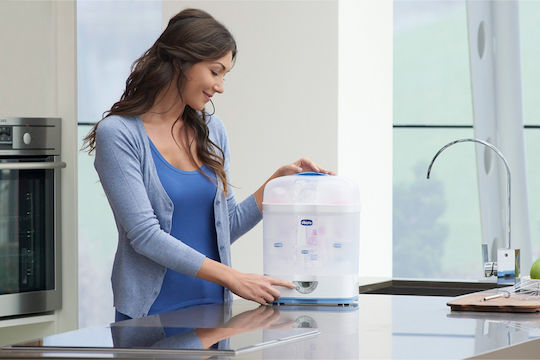 Chicco Electric Baby Sterilizer for Baby Bottles SterilNatural 3 in 1