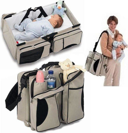 Geantă-Patut de Umăr/Mână Baby Kindom Beige