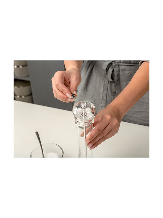Nava Acer Manual Plastic Spice Mill 26.5cm Transparent