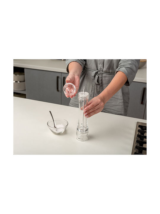 Nava Acer Manual Plastic Spice Mill 26.5cm Transparent