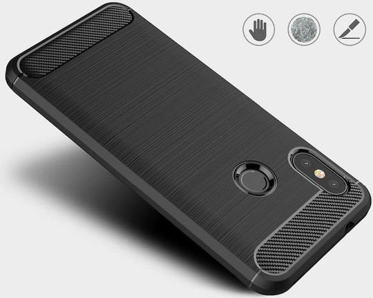 Hurtel Mi A2 Mi 6x Back Cover Silicone Black (Xiaomi Mi 6X/Mi A2)