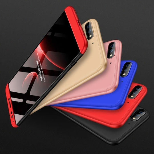 360 Vollschutz Kunststoff Rot (Huawei Y7 2018/Y7 Prime 2018)