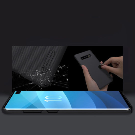 Nillkin Super Frosted Back Cover Πλαστικό Μαύρο (Galaxy S10+)