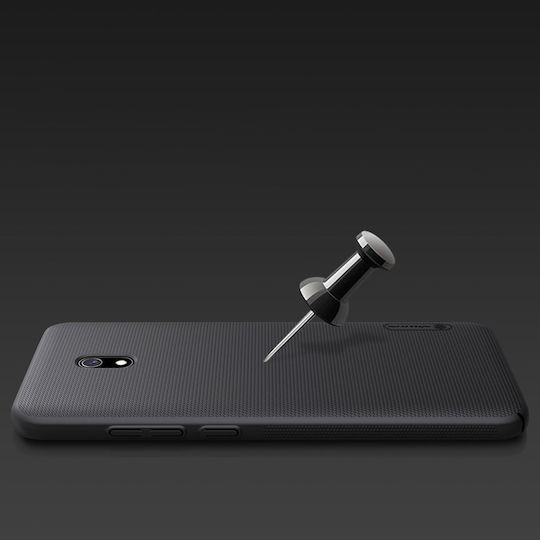 Nillkin Super Frosted Umschlag Rückseite Kunststoff Wasserdicht Schwarz (Redmi 8A)