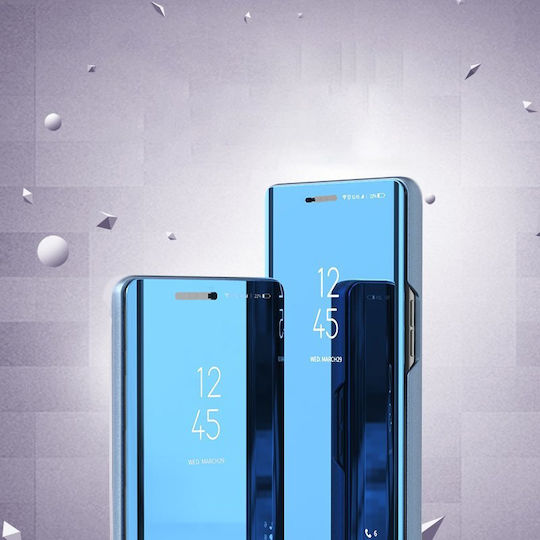 Hurtel Clear View Book Plastic Albastru (Redmi 8)
