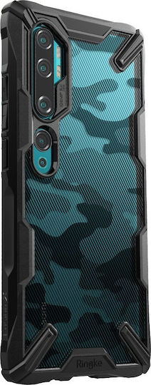 Ringke Fusion X Back Cover Σιλικόνης με Λουράκι Μαύρο (Xiaomi Mi Note 10 / Mi Note 10 Pro)