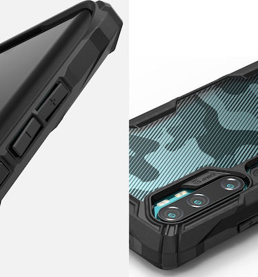 Ringke Fusion X Back Cover Camo Black (Xiaomi Mi Note 10/10 Pro)