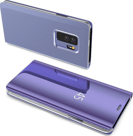 Hurtel Clear View Book Plastic Purple (Galaxy S9+)