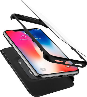 Spigen Thin Fit 360 Μαύρο (iPhone X)