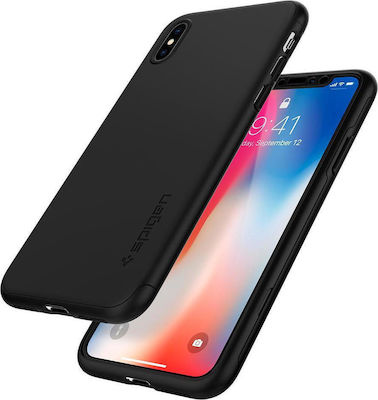 Spigen Thin Fit 360 Μαύρο (iPhone X)
