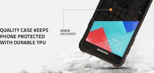 Hurtel Umschlag Rückseite Kunststoff Schwarz (Huawei P Smart 2019)