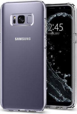 Spigen Liquid Crystal Silicone Back Cover Transparent (Galaxy S8)