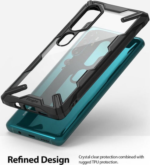 Ringke Fusion X Back Cover Silicone with Strap Black (Xiaomi Mi Note 10 / Mi Note 10 Pro)