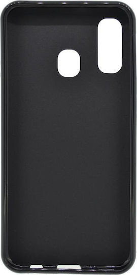 Ancus Back Cover Silicone Black (Galaxy A40) 24797