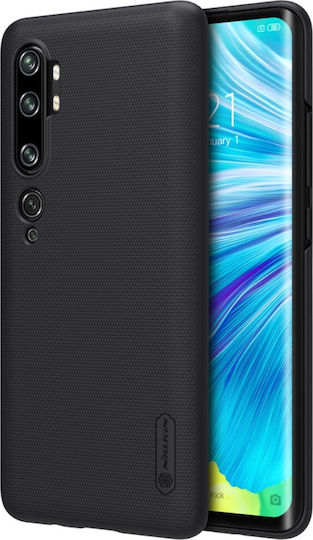 Nillkin Super Frosted Задна корица Пластмаса Черен (Xiaomi Mi Note 10 / Mi Note 10 Pro)
