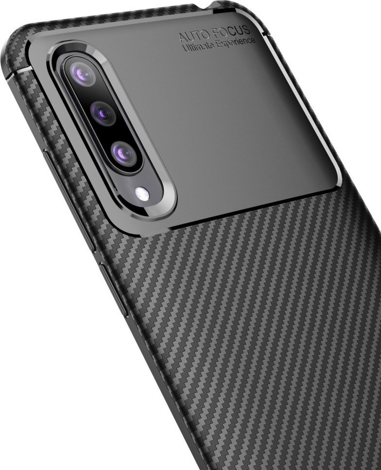 Carbon Brushed Back Cover Μαύρο (Xiaomi Mi 9 Lite) Skroutz.gr