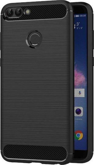 Forcell Enjoy 7S Back Cover Σιλικόνης Μαύρο (Huawei P Smart)