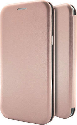 Elegance Synthetic Leather Book Rose Gold (Galaxy J3 2016)