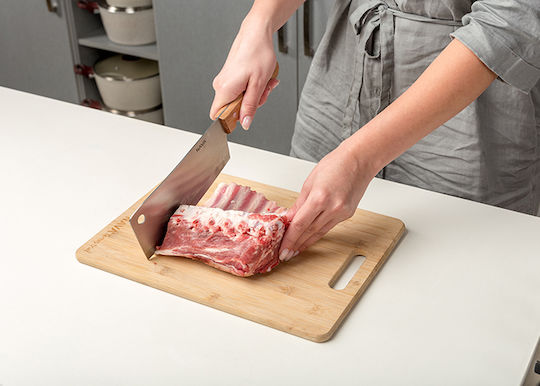 Nava Terrestrial Cleaver Made of Stainless Steel 17.5cm