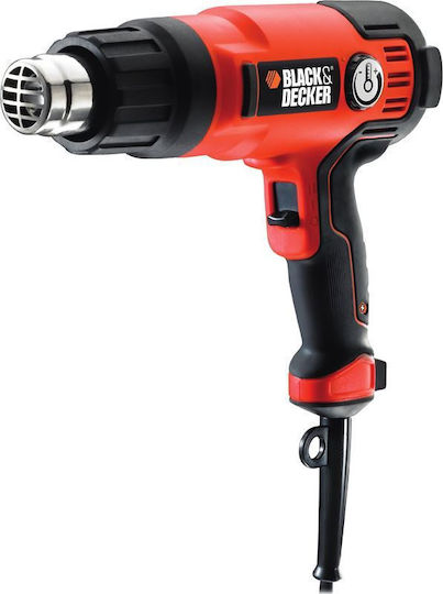Black & Decker KX2200K Πιστόλι Θερμού Αέρα 2000W με Ρύθμιση Θερμοκρασίας εως και 645°C