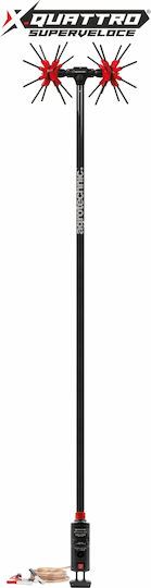 Agrotechnic x.Quattro Superveloce CF Olive Harvester Battery 12V 1000W Type Sea Urchin with Rod Carbon 2.4m and Weight 2.5kg