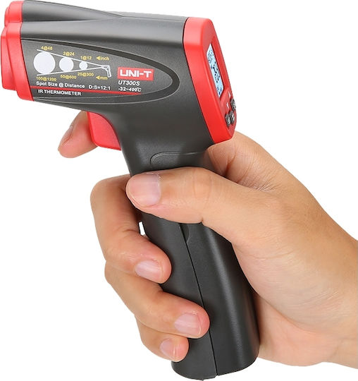 Uni-T Infrared Thermometer -32°C to 400°C with Distance Ratio 12:1 UT300S
