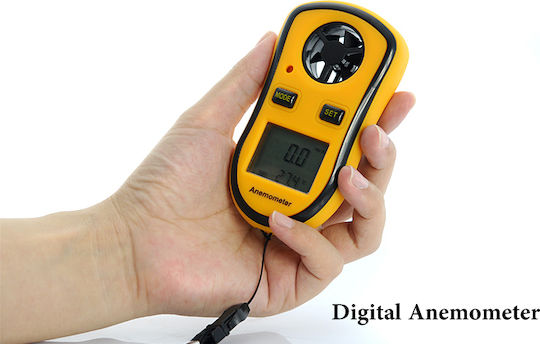 GM8908 Anemometer 0.3-30m/s Τσέπης GM8908