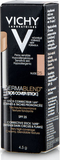 Vichy Dermablend SOS Concealer Stick 25 Nude 4.5gr