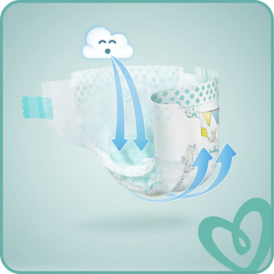 Pampers Klebeband-Windeln Active Baby Active Baby Nr. 6 für 13-18 kgkg 44Stück